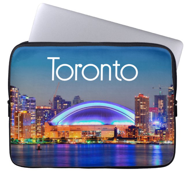 Funda para portátiles Toronto Cityscape (Frente)