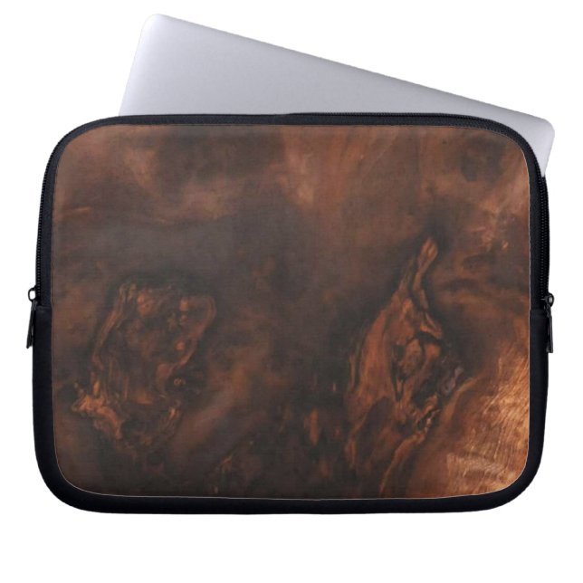 Funda para portátiles Walnut Burl (Frente)