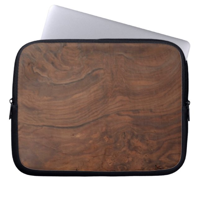 Funda para portátiles Walnut Burl (Frente)