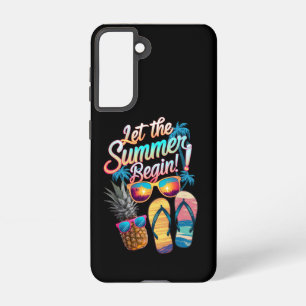Funda Para Samsung Galaxy S21 2025 Deja que comience el verano Vacaciones de ver
