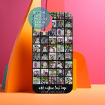 Funda Para Samsung Galaxy S22 Ultra 28 cuadrícula de Collage de fotos - 2 cuadros de t<br><div class="desc">Usa 28 fotos SQUARE para crear un collage de fotos personal. Este diseño moderno y limpio incluye 2 bloques de texto - uno en un guión moderno y otro en una fuente san serif para añadir un nombre familiar o un año o evento. El color de fondo se puede cambiar...</div>