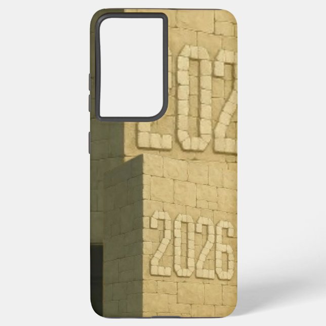 Funda Para Samsung Galaxy  3D Number Design for New Year 2026 (Reverso )