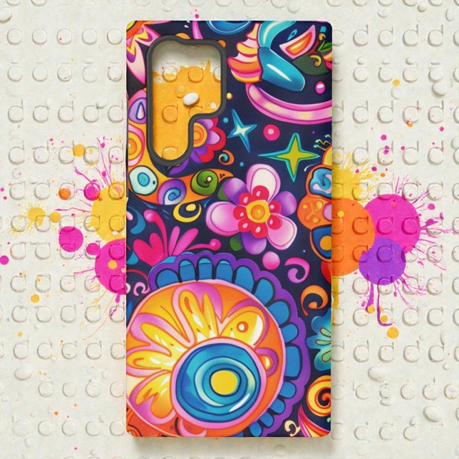 Funda Para Samsung Galaxy 60s 70s Hippy Hippie Psychedelic (Subido por el creador)