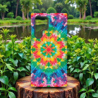 Funda Para Samsung Galaxy S22 Ultra 60s 70s Hippy Hippie Tie Dye Pattern