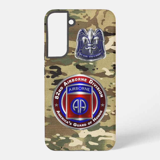 Funda Para Samsung Galaxy 82ª División Aerotransportada (Reverso )