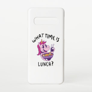 Funda Para Samsung Galaxy S10 ¿A qué hora es el almuerzo?