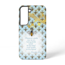 Abeja Matriz Biblia Reina Abeja Azul Pastel Dorado