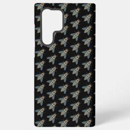 Funda Para Samsung Galaxy S22 Ultra Abeja melífera (negra) - Funda Samsung