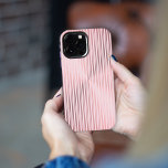 Funda Para Samsung Galaxy S22  Abstract Pink Tiny Strips<br><div class="desc">Estuche de teléfono rosa con diseño de franjas abstractas. Rayas verticales delgadas y un diseño que da un aspecto brillante a muchos modelos de teléfono incluyendo Samsung y iPhone.</div>