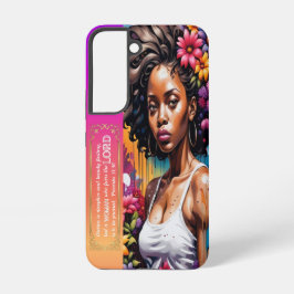 Funda Para Samsung Galaxy S22 Abstracta mujer de proverbios de fe 31 30