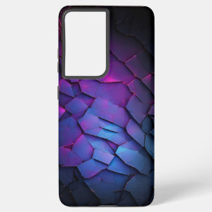 Funda Para Samsung Galaxy S21+ abstracto oscuro y azul