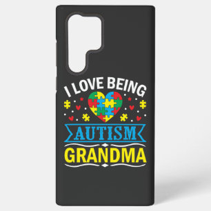 Funda Para Samsung Galaxy S22 Ultra Abuela Orgullosa Autismo Colorido Conciencia Amor