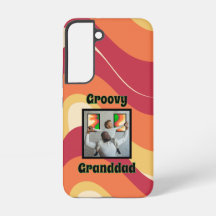 "Abuelo Groovy" Foto con Onda Retro de Tono Cálido