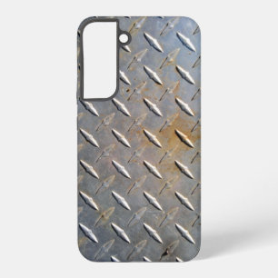 Funda Para Samsung Galaxy S22+ Acero rusty de placa de diamante