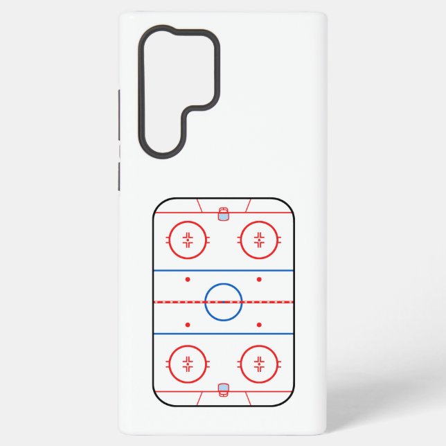Funda Para Samsung Galaxy Acompañante de juego de hockey con diagrama de hie (Reverso )
