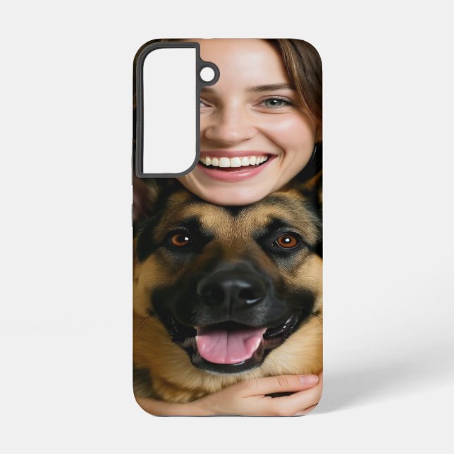 Funda Para Samsung Galaxy Add German Shepherd Photo Personalize (Reverso )