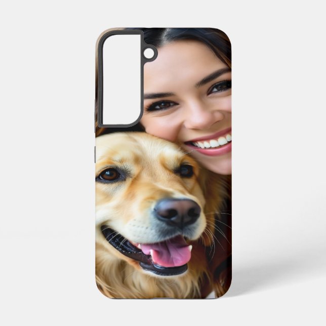 Funda Para Samsung Galaxy Add Golden Retriever Photo Personalize (Reverso )