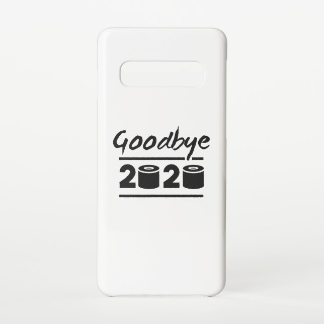 Funda Para Samsung Galaxy Adiós papel higiénico 2020 - finalmente terminó (Reverso)