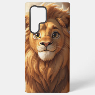 Funda Para Samsung Galaxy S22 Ultra Adorable León Majestuoso Cute Melena Esponjosa