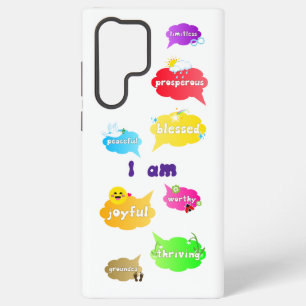 Funda Para Samsung Galaxy S22 Ultra Afirmaciones Positivas Palabras Amor Propio