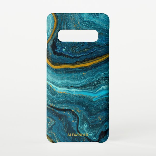 Funda Para Samsung Galaxy Agate personalizado nombre escrito a mano moderno  (Reverso)
