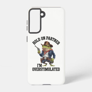 Funda Para Samsung Galaxy S21 Aguanta Compañero Estoy Sobrestimulado Rana Vaquer