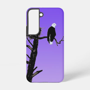 Funda Para Samsung Galaxy S22 Águila Calva al Atardecer - Arte Original de Vida