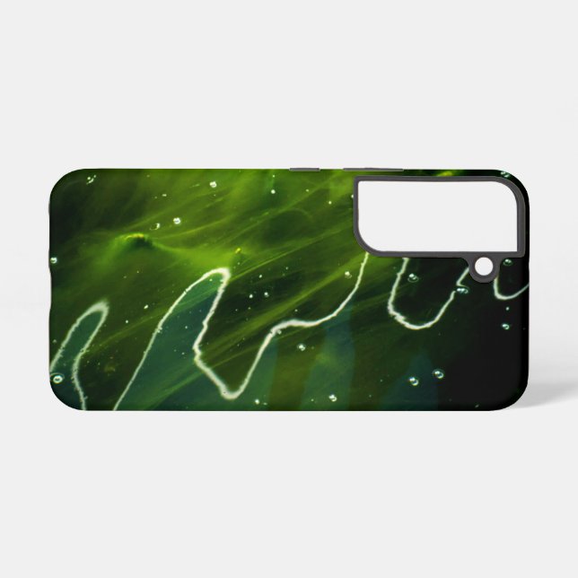 Funda Para Samsung Galaxy Algas verdes y sgcnm de agua (Reverso Horizontal)