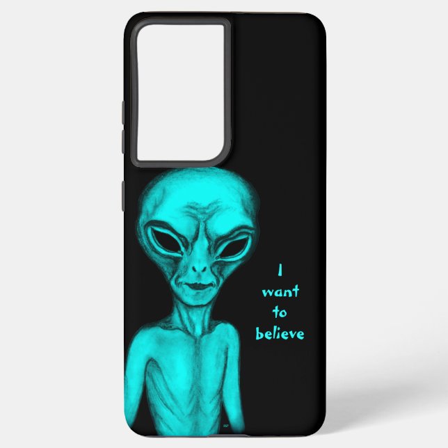 Funda Para Samsung Galaxy Alien, quiero creer (Reverso )