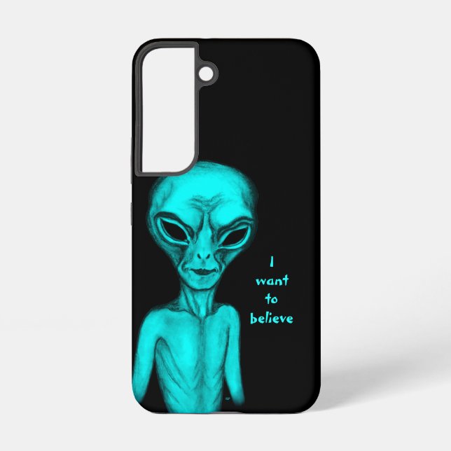 Funda Para Samsung Galaxy Alien, quiero creer (Reverso )