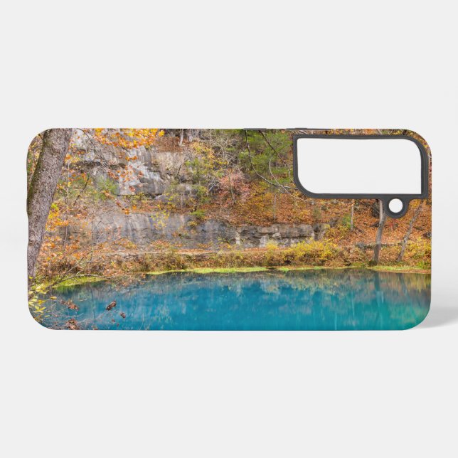 Funda Para Samsung Galaxy Alleys Blue Spring Samsung Galaxy Funda (Reverso Horizontal)
