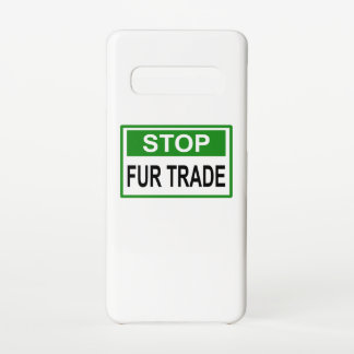 Funda Para Samsung Galaxy S10 Alto al Rótulo de Comercio de Pieles Verde