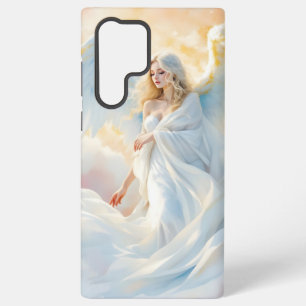 Funda Para Samsung Galaxy S22 Ultra Amanecer celeste - Ángel de la paz y la luz