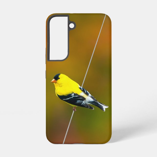 Funda Para Samsung Galaxy American Goldfinch - Fotografía original (Reverso )