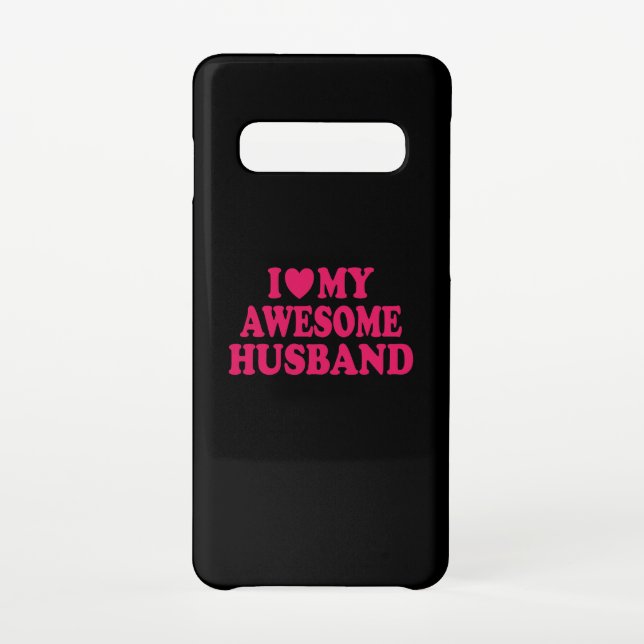 Funda Para Samsung Galaxy Amo A Mi Esposo Increíble (Reverso)