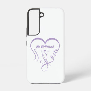 Funda Para Samsung Galaxy S22 Amo a mi novia - I ♥ Us