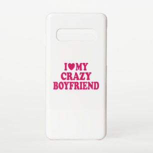 Funda Para Samsung Galaxy S10 Amo a mi novio loco