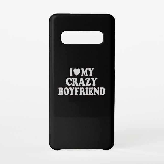 Funda Para Samsung Galaxy Amo a mi novio loco (Reverso)