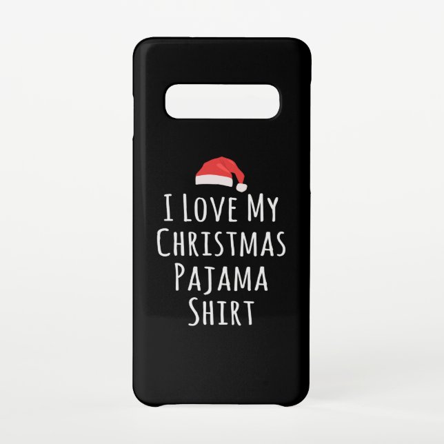 Funda Para Samsung Galaxy Amo a mis Navidades Pajama Shirt (Reverso)