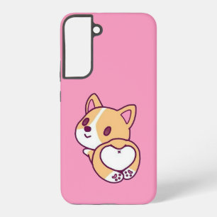 Funda Para Samsung Galaxy S22+ Amor de Cachorro Corgi Adorable