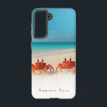 Funda Para Samsung Galaxy S21 Amor de verano - Funda duro Samsung Galaxy S21<br><div class="desc">En verano, la arena se aferra a la playa. Este Funda de Samsung Galaxy S21 Tough presenta una cálida desvanecimiento azul océano en arena suave, con dos cangrejos compartiendo la escena—y apenas encajan. Sus garras se asoman por los lados, envolviendo el diseño en los bordes para ese inesperado efecto "oh...</div>