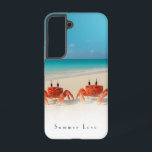 Funda Para Samsung Galaxy S22 Amor de verano - Funda duro Samsung Galaxy S22<br><div class="desc">Dos cangrejos. Un verano. Cero arrepentimientos. Este Funda Samsung Galaxy S22 Tough ofrece una mezcla de playa de arena azul océano y suave, con un dúo de cangrejo descarado que descansa a la izquierda y a la derecha—tan cómodos que se están escapando de la escena. Sus pequeñas piernas y garras...</div>