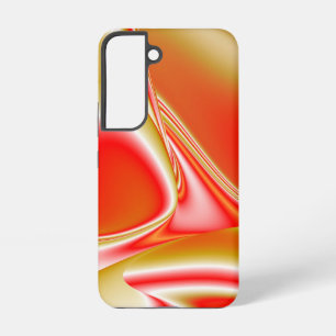 Funda Para Samsung Galaxy S22 Amor y Oro Arte de Arcoíris Abstracto 3D