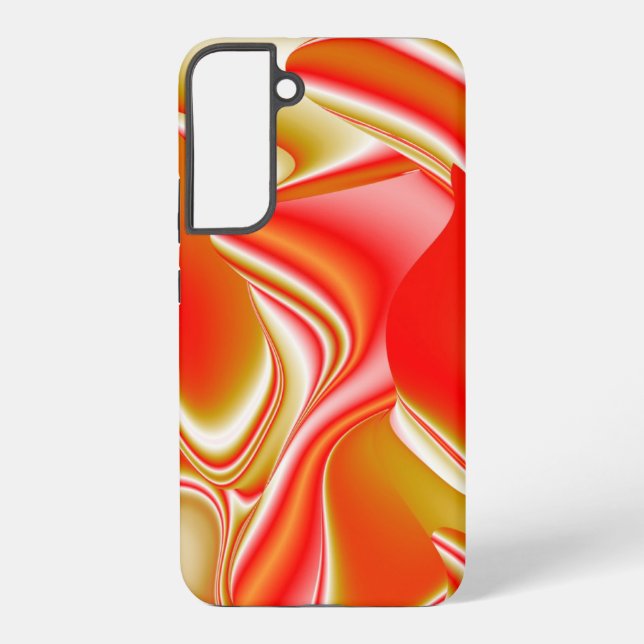 Funda Para Samsung Galaxy Amor y Oro Arte de Arcoíris Abstracto 3D (Reverso )
