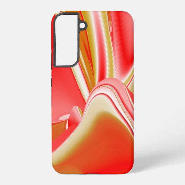 Funda Para Samsung Galaxy Amor y Oro Arte de Arcoíris Abstracto 3D (Reverso )