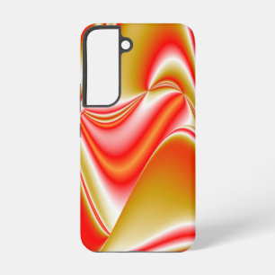 Funda Para Samsung Galaxy S22 Amor y Oro Arte de Arcoíris Abstracto 3D