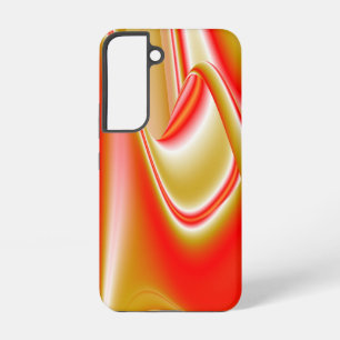 Funda Para Samsung Galaxy S22 Amor y Oro Arte de Arcoíris Abstracto 3D