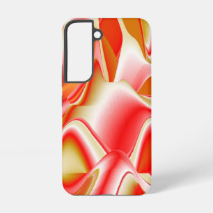 Funda Para Samsung Galaxy S22 Amor y Oro Arte de Arcoíris Abstracto 3D