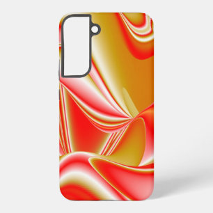 Funda Para Samsung Galaxy S22+ Amor y Oro Arte de Arcoíris Abstracto 3D