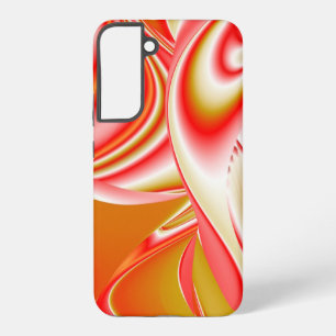 Funda Para Samsung Galaxy S22+ Amor y Oro Arte de Arcoíris Abstracto 3D